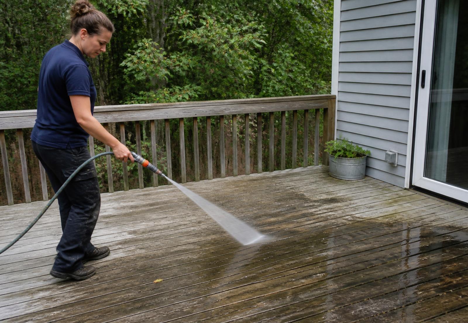 Deck Cleaning in the North Shore